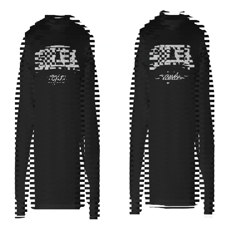Siena Italia Deporte Souvenir Camiseta de manga larga