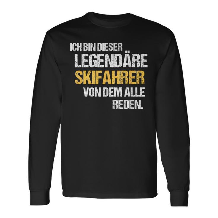 Skier Legend Ski Alpine Langarmshirts Geschenkideen