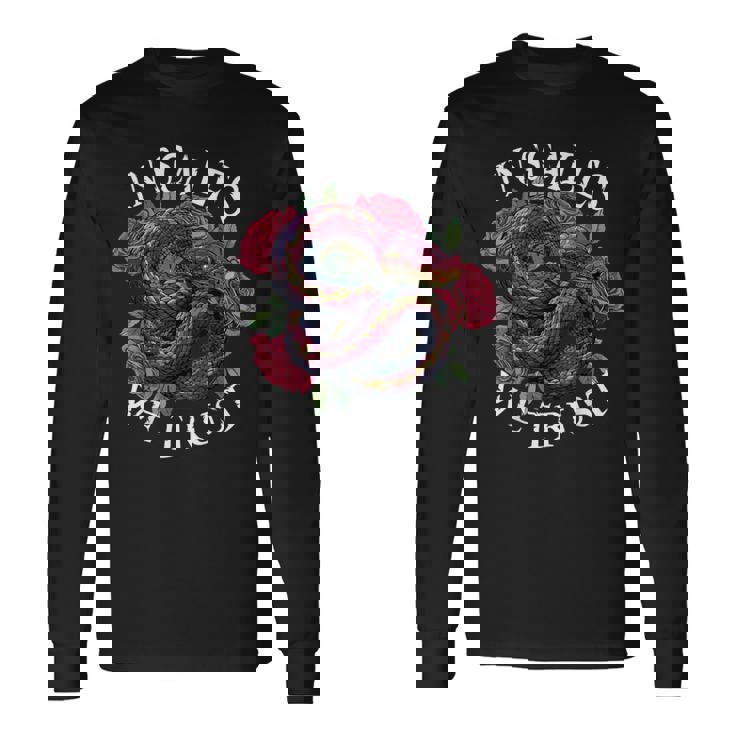 Snake Owner In Scales We Trust Reptile Lover For Pet Snake Long Sleeve T-Shirt