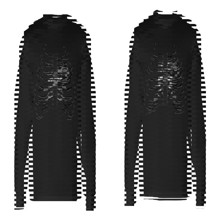 Sound Engineer Rib Cage Wired For Sound Camiseta de manga larga