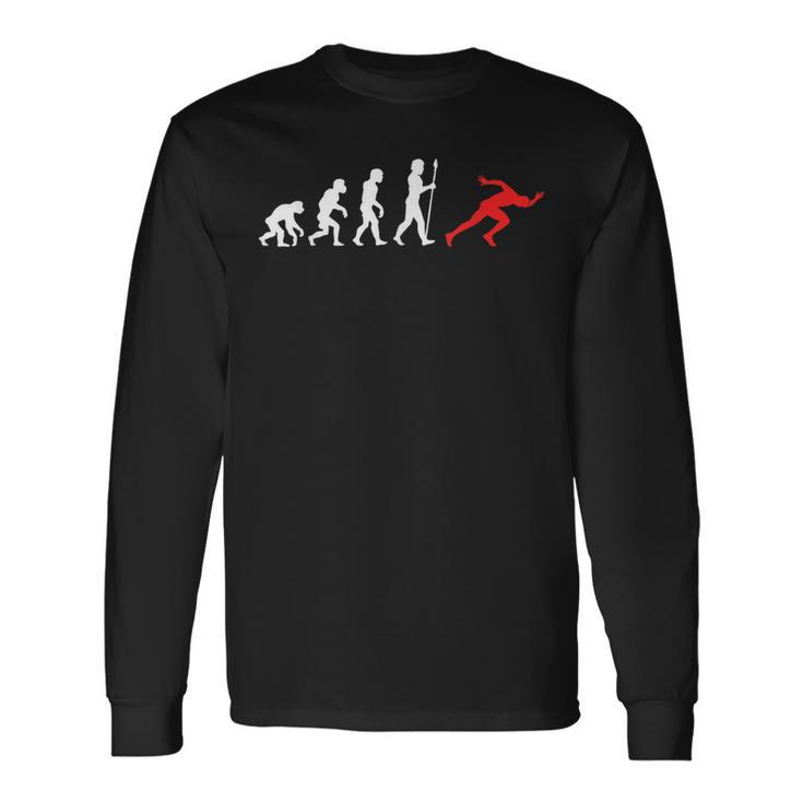 Sprinter Race Evolution Athletics Langarmshirts Geschenkideen