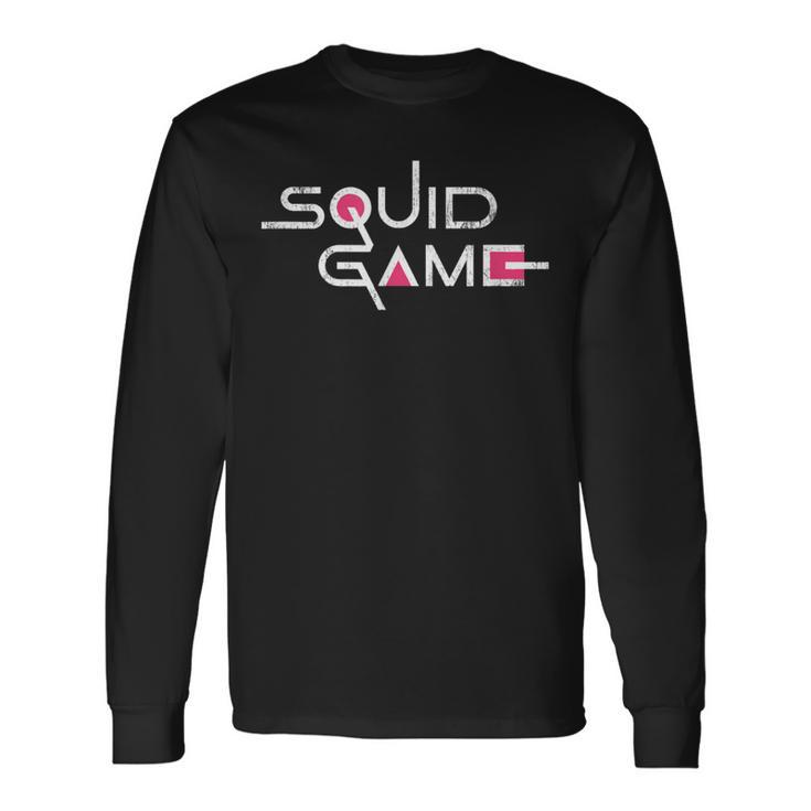 Squid Game Logo Langarmshirts Geschenkideen