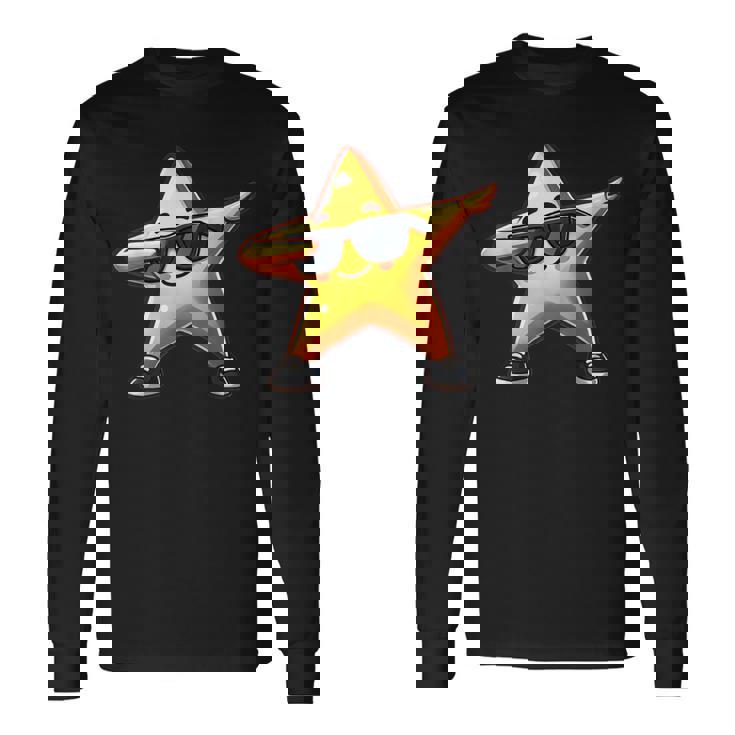 Star Dabbing Yellow Star Dabben With Star Motif Langarmshirts Geschenkideen