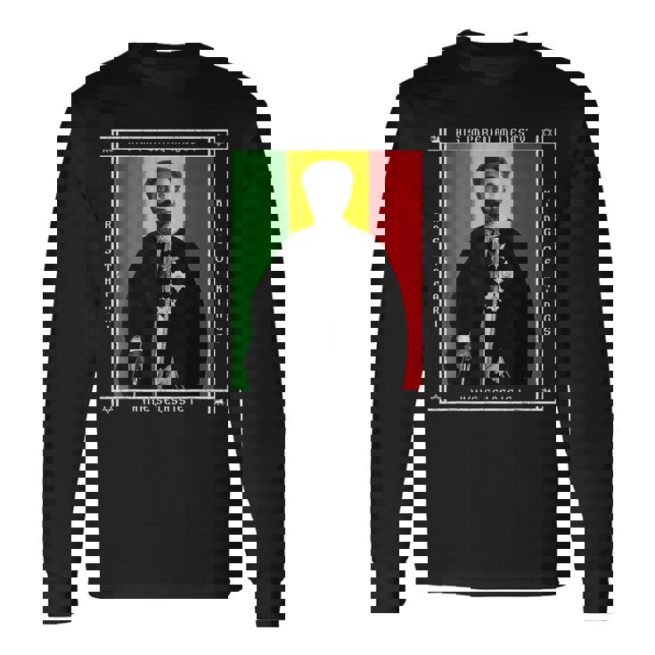 Su Majestad Imperial Haile Selassie I Camiseta de manga larga