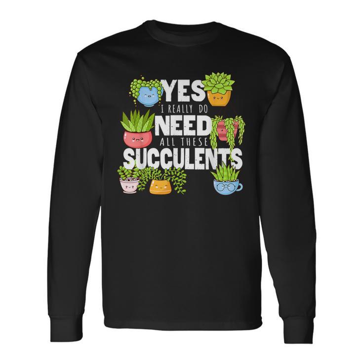 Succulent Whisperer Echeveria Lover Gardening Tank Top Long Sleeve