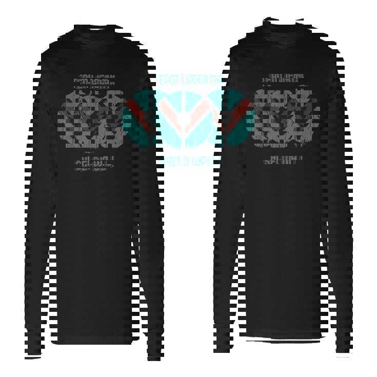 Team Lagertha Shield Wall Viking Shieldmaiden Norse Long Sleeve T-Shirt