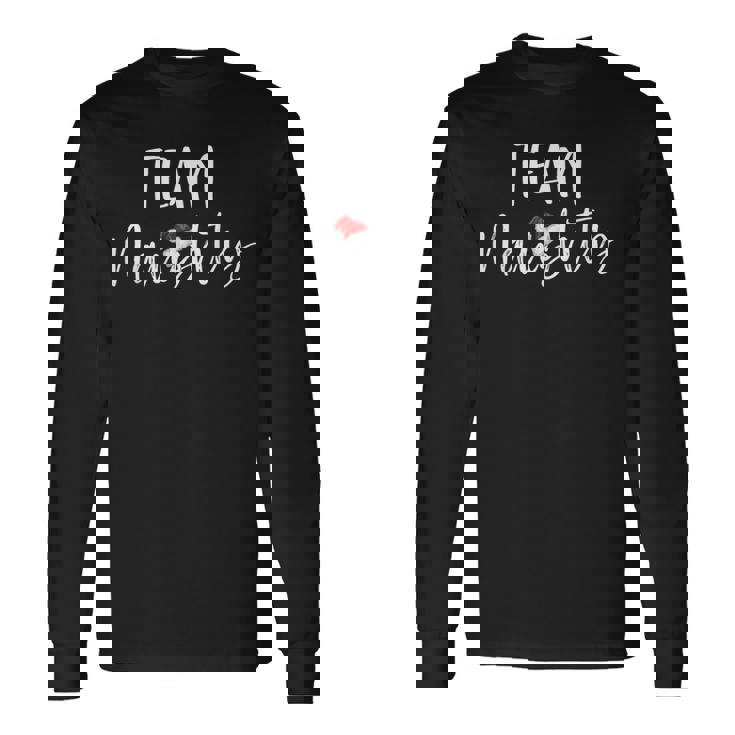 Team Naughty Christmas Family Matching Pajamas Long Sleeve T-Shirt