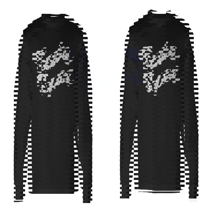Team SCUBA SQUAD Diving Ocean Dive School Instructor Crew Long Sleeve T-Shirt
