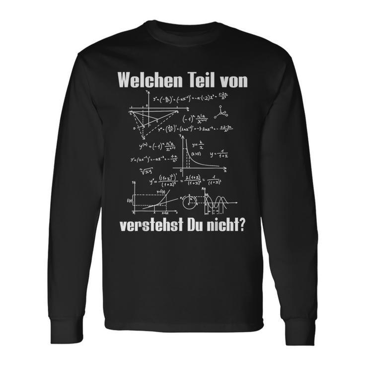 Which Teilon Maths Understand Du Nicht Maths S Langarmshirts Geschenkideen