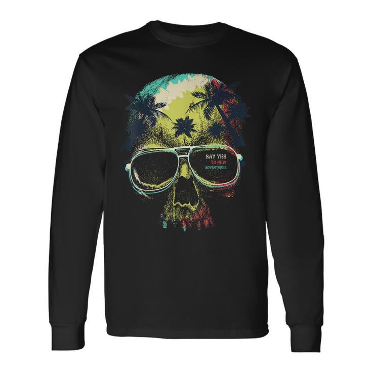 Débardeur Tête De Mort Plage Vacances - Motif Skull, Coupe Classique, Pour Hommes Et Femmes