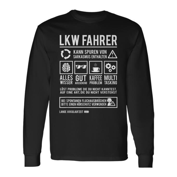 Truck Driver Slogan Truck Driver Langarmshirts Geschenkideen