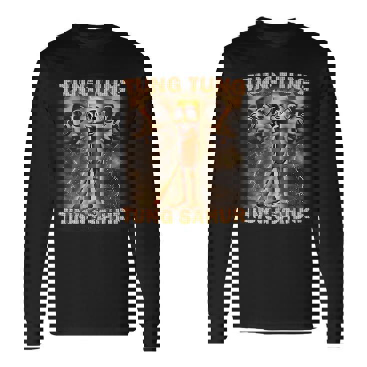 Tung Tung Tung Sahur Baseball Bat Italian Brainrot Long Sleeve T-Shirt Gifts ideas