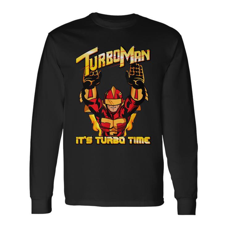 Turbo Man It's Turbo Time Langarmshirts Geschenkideen