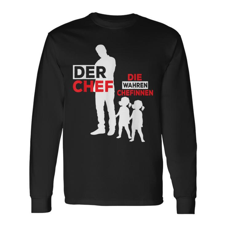 Twin Papa Der Chef Gemini Papa Langarmshirts Geschenkideen