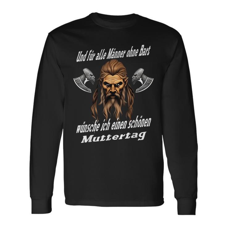 Und Für Alle Männer Ohne Bart Wünscheiking Sayings Langarmshirts Geschenkideen