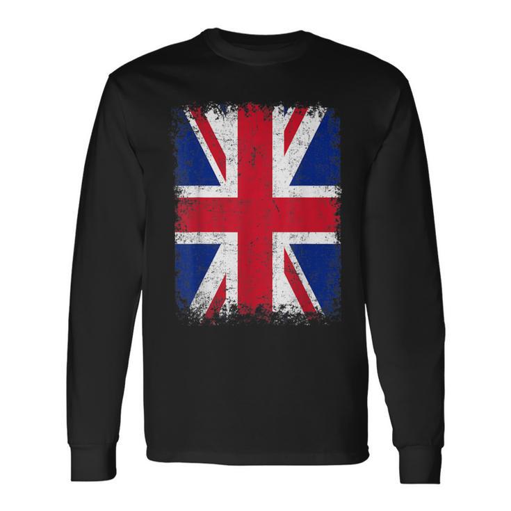 United Kingdom Uk Union Jack Flag England Great Britain Langarmshirts Geschenkideen