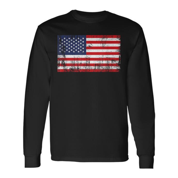 Usa Flag American Flag Us Football Fan Langarmshirts Geschenkideen