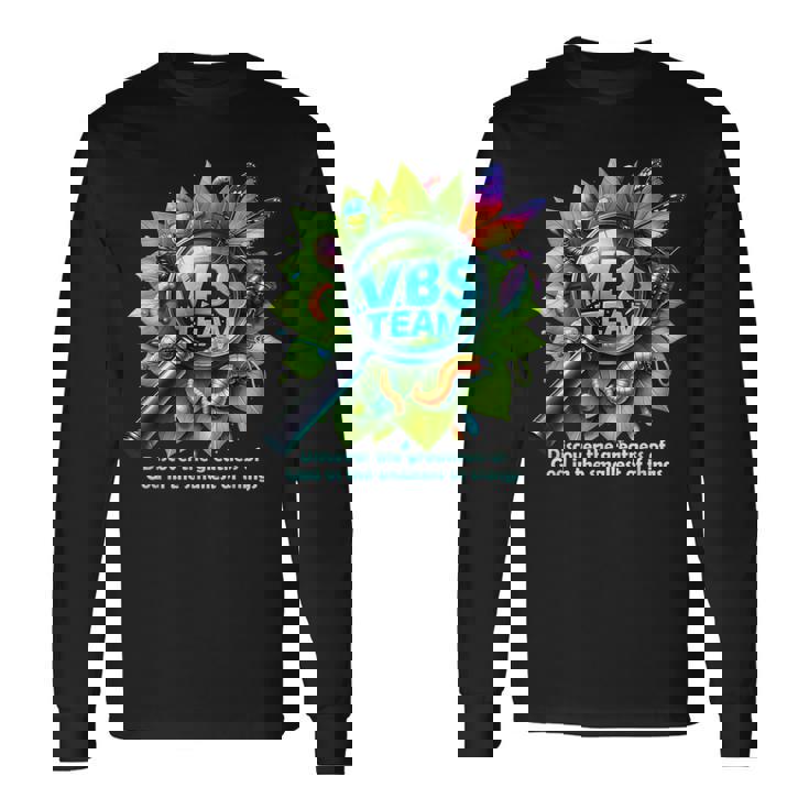Vbs Team 2025 Magnified Smallest Insects Adventure Vbs Long Sleeve T-Shirt