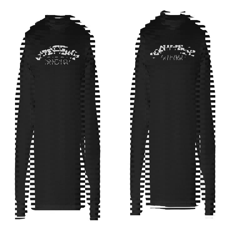 Venice Beach California Los Angeles Street Landmarkintage T-shirt à manches longues