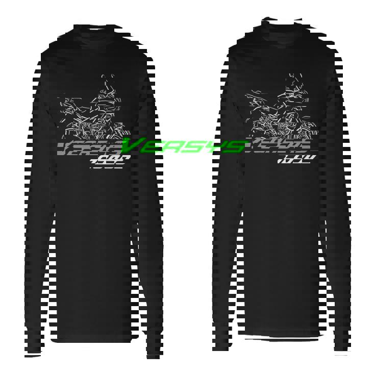Versys 1000 2012-2014 Para Adv Riders Motocicleta Camiseta de manga larga Ideas de regalos