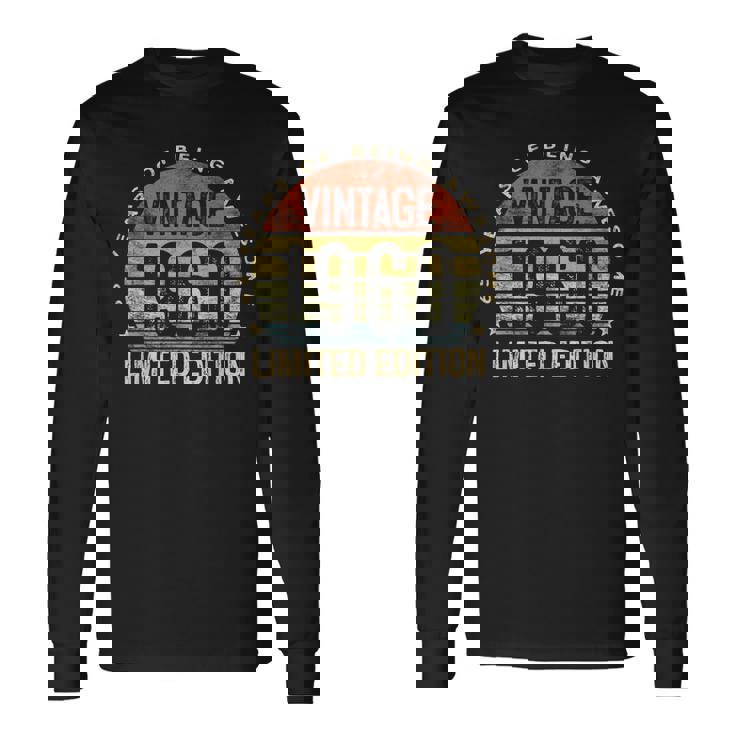 Vintage 1960 Limited Edition 65-Year-Old 65Th Birthday Long Sleeve T-Shirt