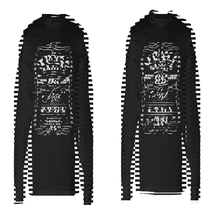 Vintage 1985 40Th Birthday Decorations 40 Birthday Men Long Sleeve T-Shirt