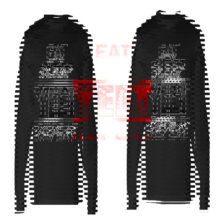 Vintage Jey First Name Saying Eat Sleep Yeet Repeat Apparel Long Sleeve T-Shirt