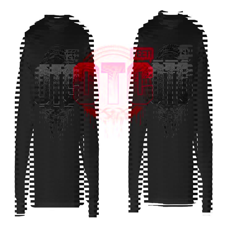 Vintage Otc Yeet Apparel -Adults Black Small Classic Fit Crew Neck Short Sleeve Long Sleeve T-Shirt