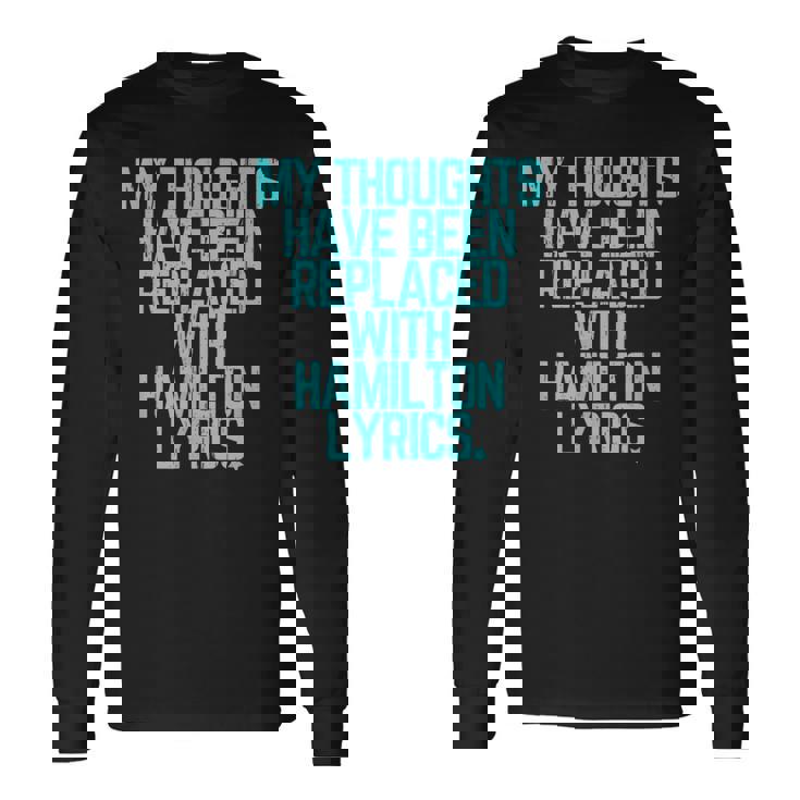 Vintage Historic Hamilton Quote Kids Long Sleeve T-Shirt