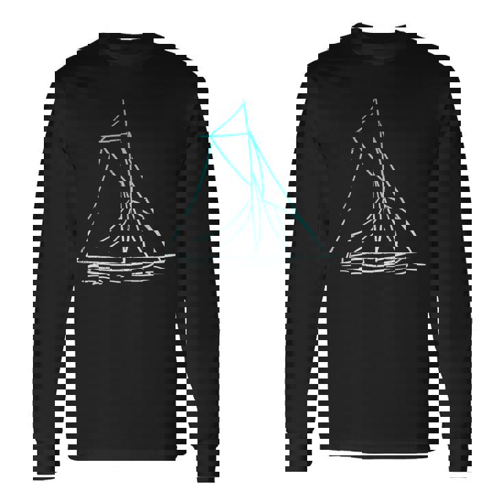 Voile Cadeau Pour Navigateuroilier Skipper Bateau T-shirt à manches longues Idées cadeaux