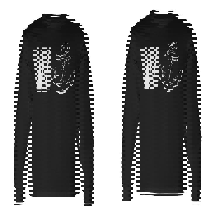 W Anchor W'anker T-shirt à manches longues
