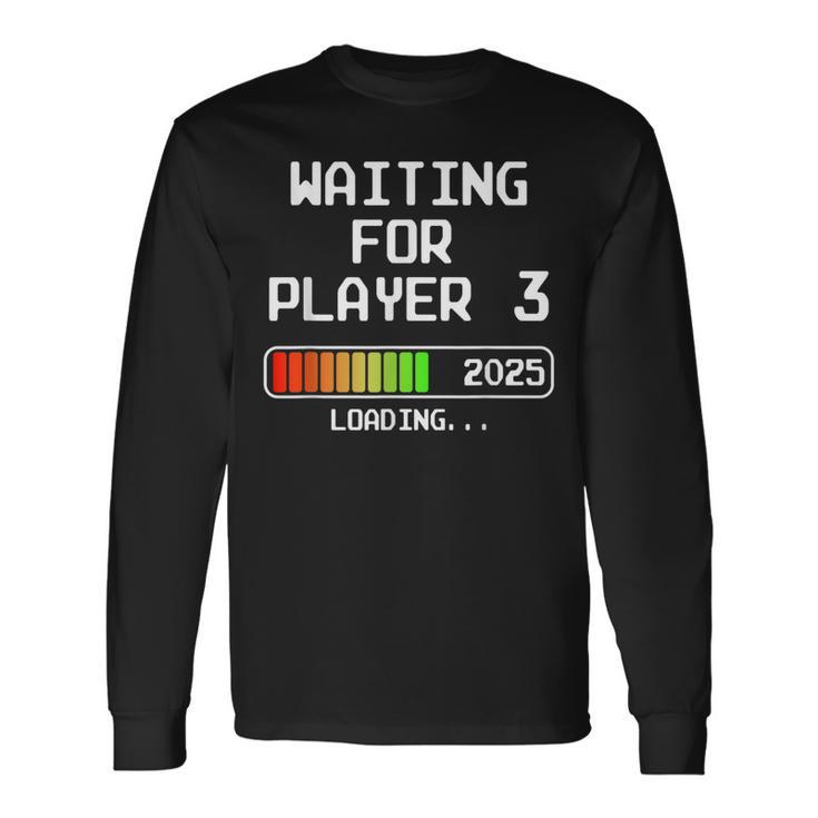 Werdender Papa 2025 Waiting For Player 3 Loading Pregnant Langarmshirts Geschenkideen