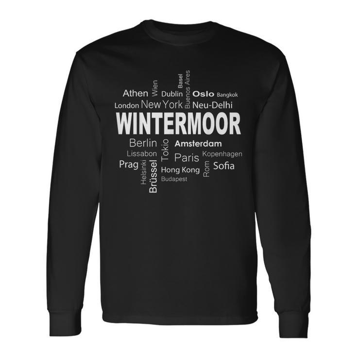 Wintermoor New York Berlin Wintermoor Meine Hauptstadt Langarmshirts Geschenkideen