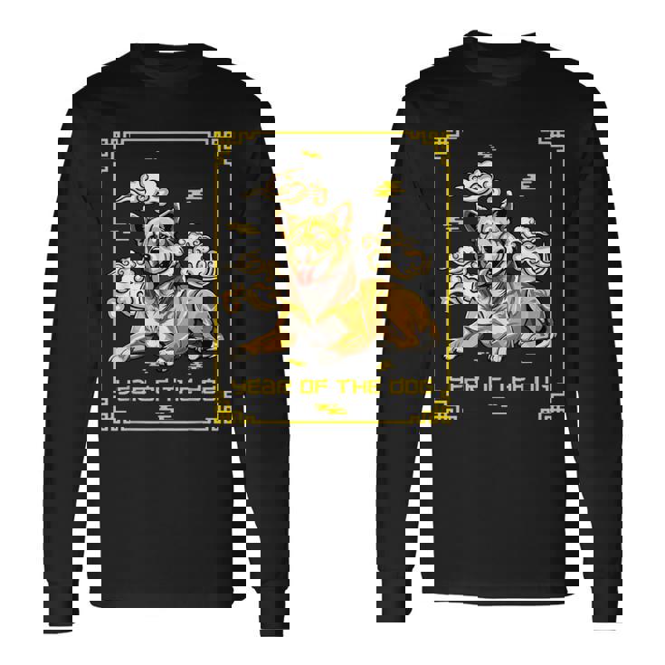 Year Of Dog Chinese Zodiac Chinese New Year Horoscope Long Sleeve T-Shirt