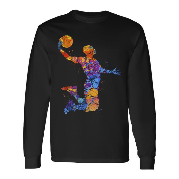 Young Basketball Graphic Player Langarmshirts Geschenkideen