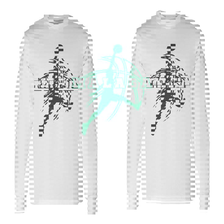 Apoyo Aficionado Baloncesto Málaga Basketball Malaga Camiseta de manga larga