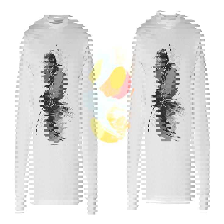Arte Pintura Geométrica Dibujo Abstracto Arte Camiseta de manga larga