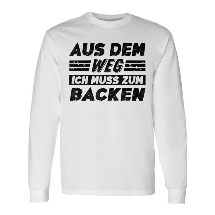 Backen Hobby Lustiger Backen Spruch Langarmshirts Geschenkideen