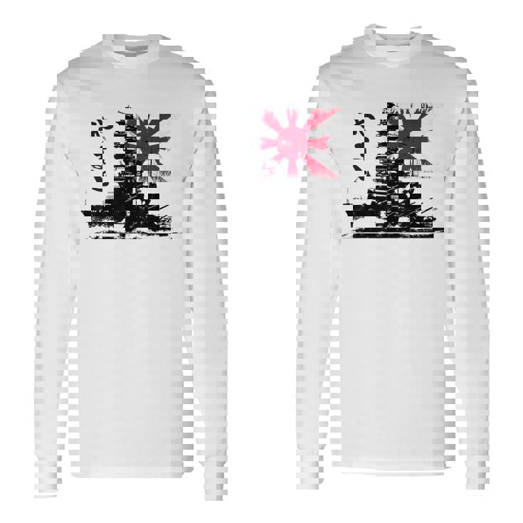 Bandera Imperial De Yamato I Love Japan Ww2 Camiseta de manga larga