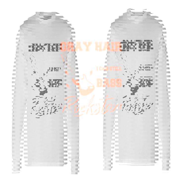Bass Player Hombres Bass Guitar Player Bajista Bass Guitar Lover Manga Larga Camiseta de manga larga