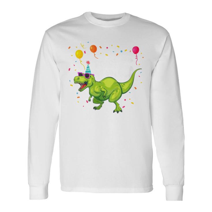 Children's Geburtstags 6 Jahre Junge Dinosaurier Dino Ich Bin 6 Langarmshirts Geschenkideen