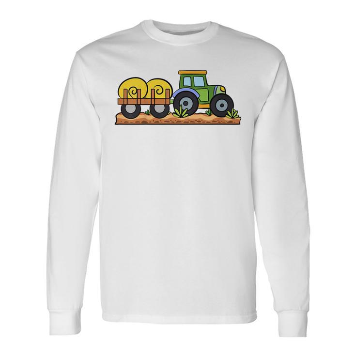 Children's Tractor Boysehicles Farm Langarmshirts Geschenkideen