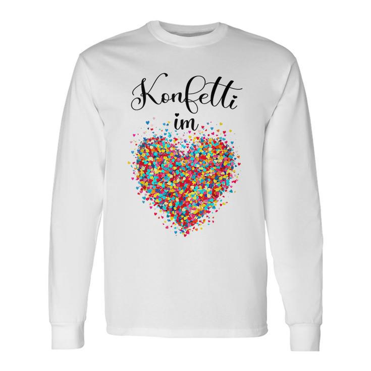 Confetti In The Heart Carnival Blue Langarmshirts Geschenkideen