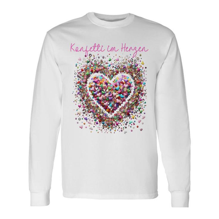 Confetti In The Heart Long-Sleeved Langarmshirts Geschenkideen