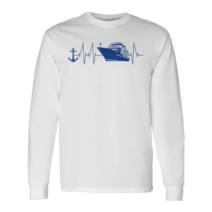 Cruise Ship Anchor Cruise S Langarmshirts Geschenkideen