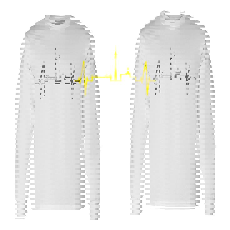 Dortmund Herzschlag Skyline Puls Ruhrpott Stadion Dortmund Langarmshirts Geschenkideen