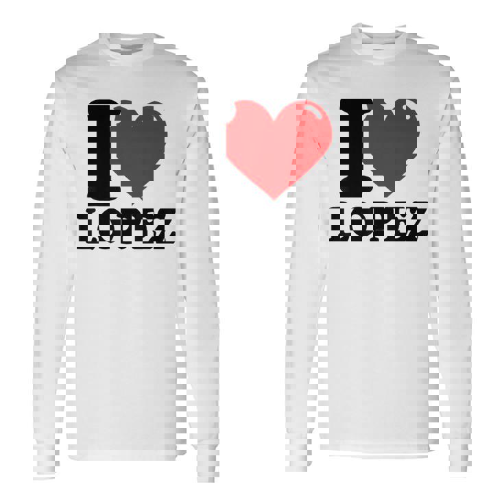 Me Encanta Lopez Camiseta de manga larga
