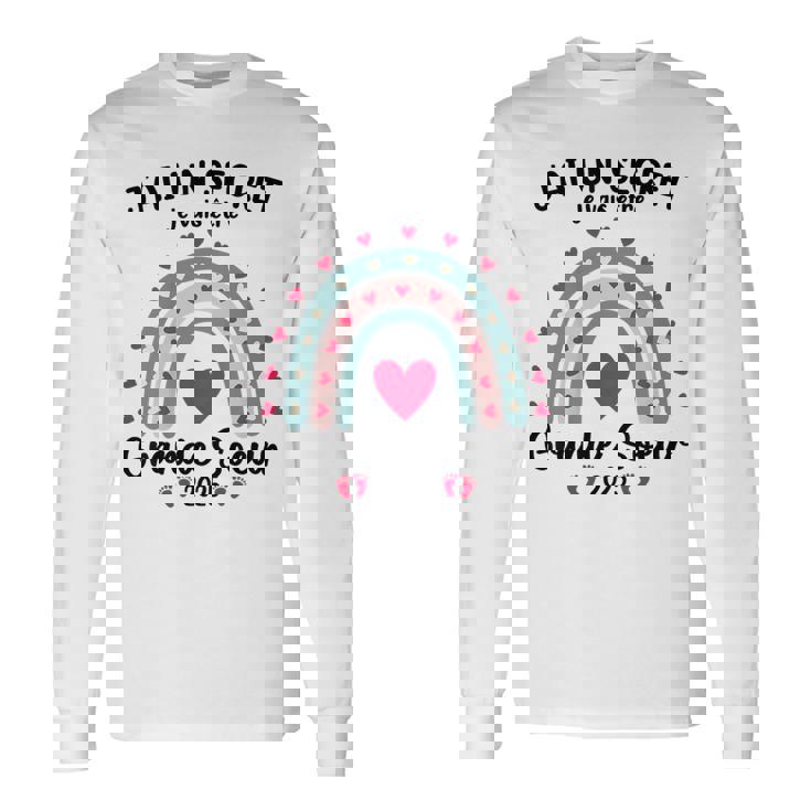 Enfant Future Grande Soeur Jeais Etre Grande Soeur 2025 T-shirt à manches longues
