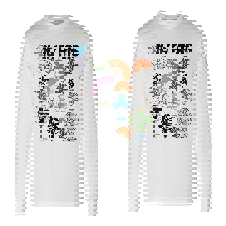 Only Fans Set entilators & Fans Silly Meme Sin Mangas Camiseta de manga larga