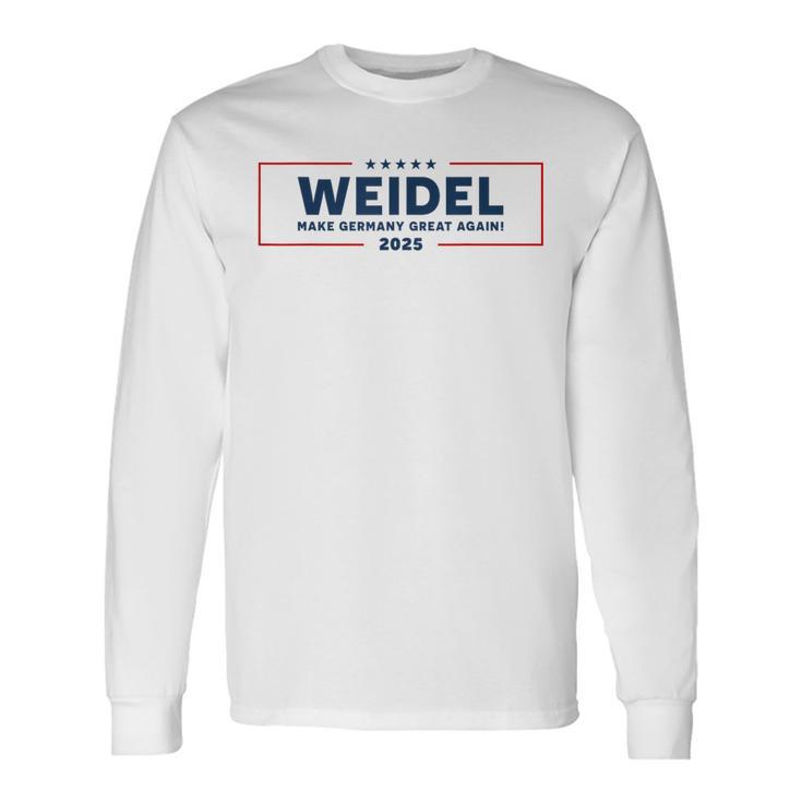 Make Germany Great Again 2025 Weidel Fan Item Alice Weidel Langarmshirts Geschenkideen